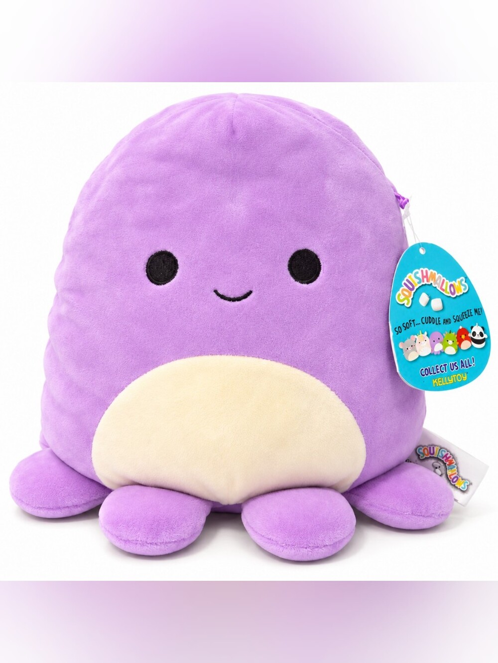 Squishmallows Violet Purple Octopus Kellytoy Plush 8" w/ Tag
